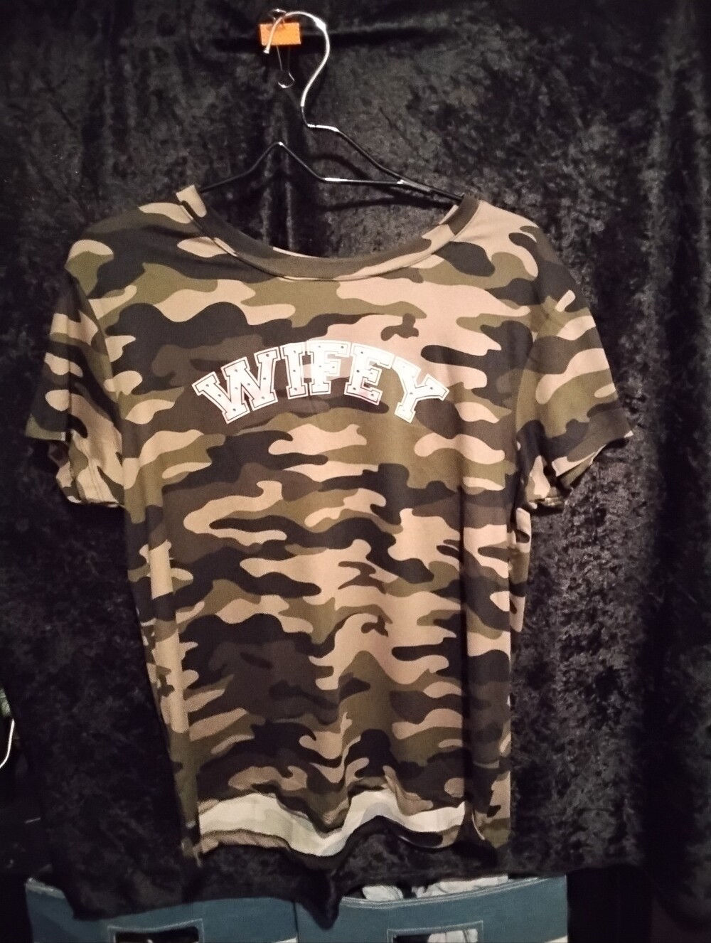 Wifey Camo Short Sleeve Tee - Camouflage